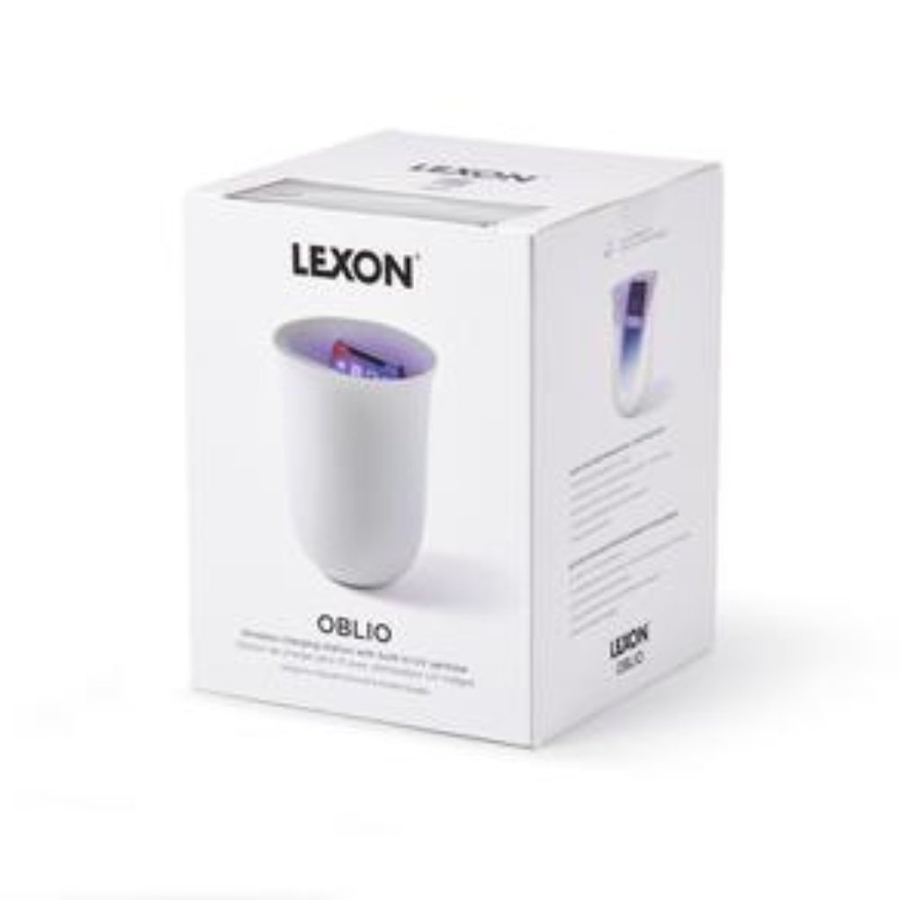 LEXON Oblio Wireless Charger & UV Cleaner